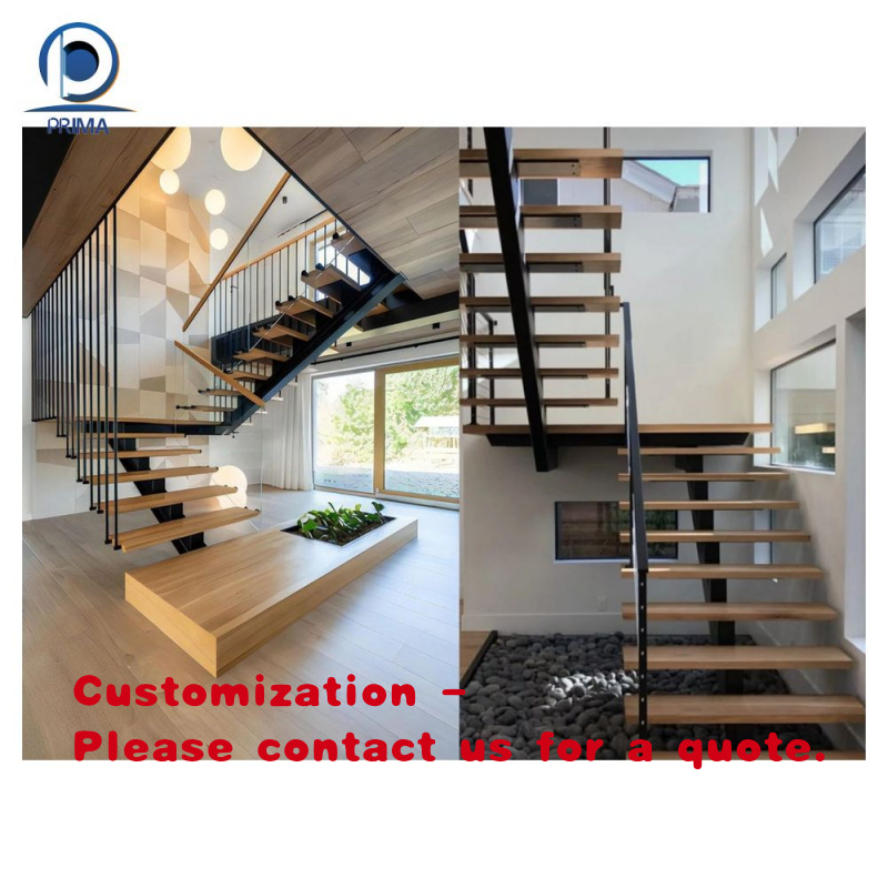 Interior Design Modern - درج داخلي عصري بتصميم مستقيم عائم،