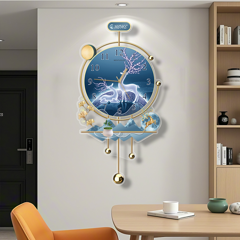 Interior Design Quiet Luxury - حركة الاجتياح زن ساعة حائط شباب