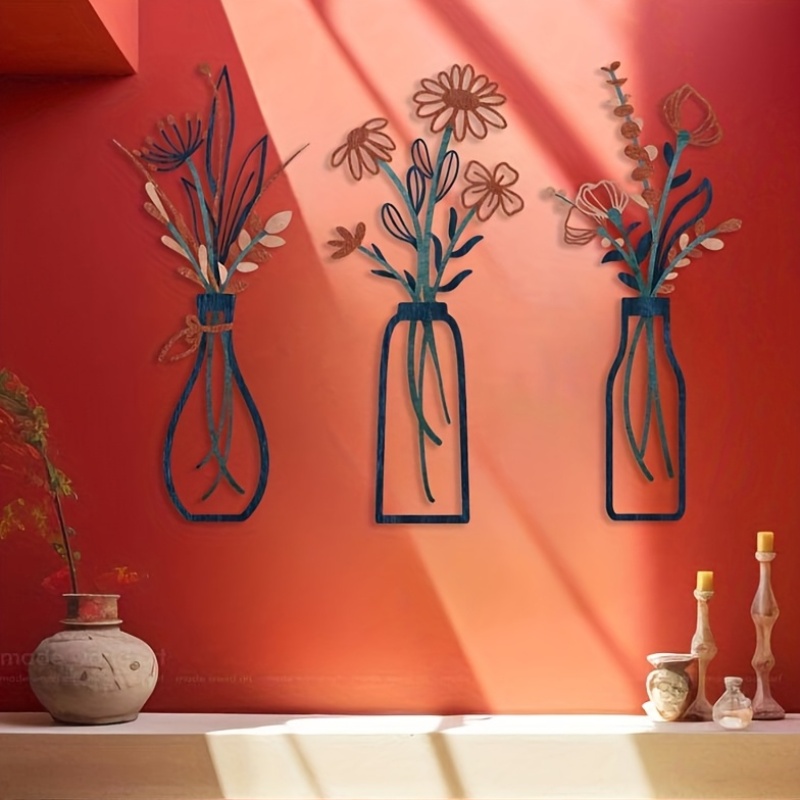 3 منحوتات جدارية كبيرة بتصميم  - مراجعة Interior Design Modern وسعره