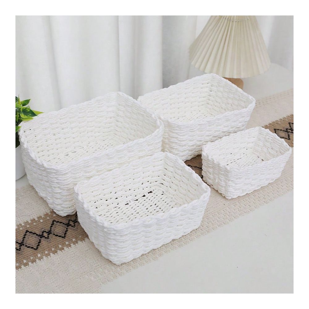 مجموعة سلال تخزين منسوجة من حب - مراجعة Woven Basket Set وسعره