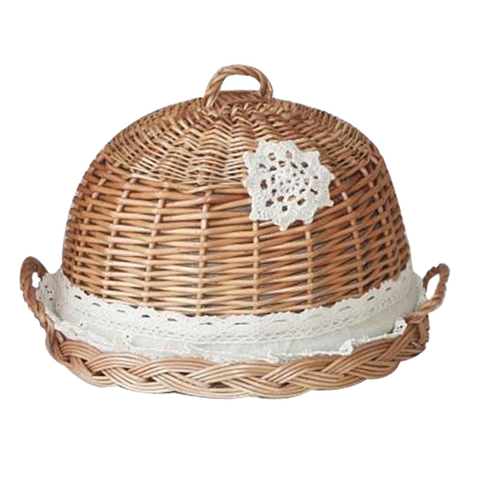 غطاء طعام وصينية تقديم من الخي - مراجعة Rattan Tray Handle وسعره