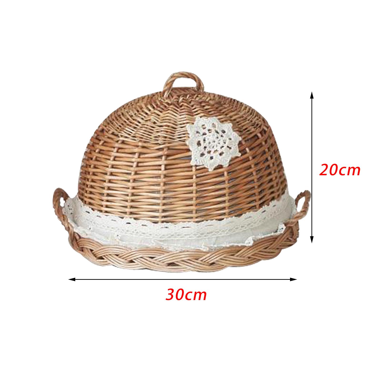 غطاء طعام وصينية تقديم من الخي - مراجعة Rattan Tray Handle وسعره