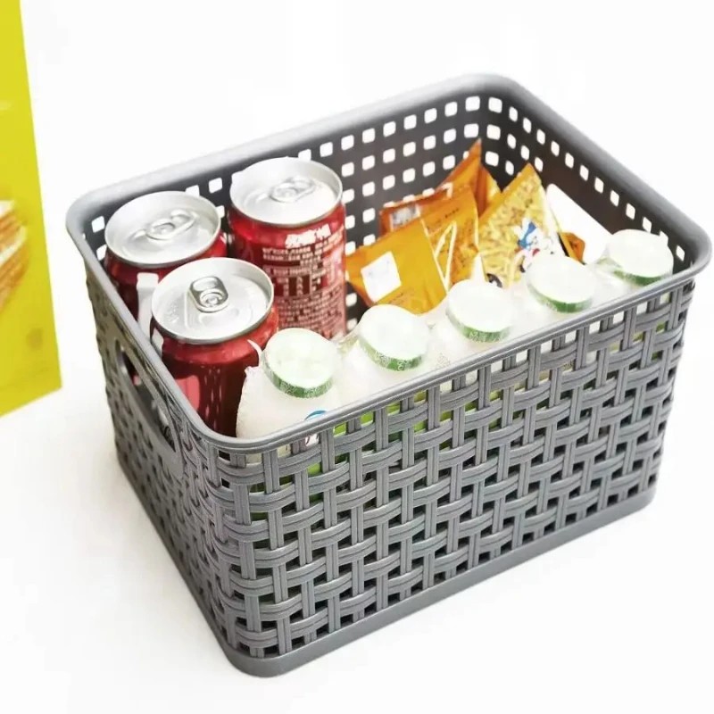 صندوق تخزين بلاستيكي منسوج جان - مراجعة Woven Basket Set وسعره