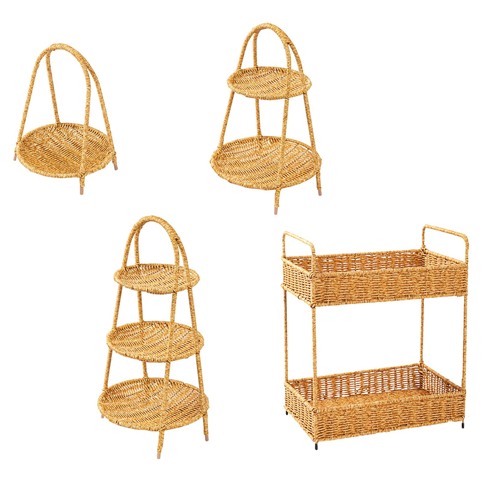 صينية تقديم من الخيزران مع مقب - مراجعة Rattan Tray Handle وسعره