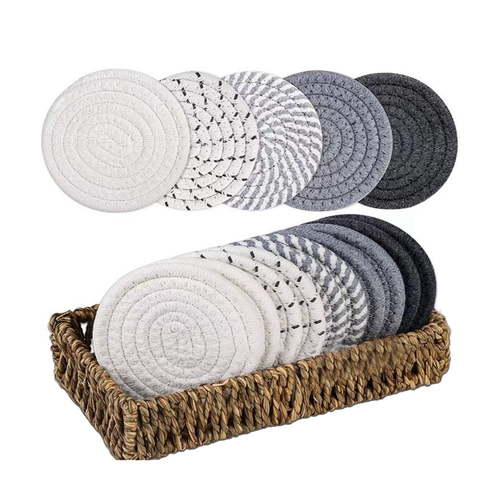 قواعد أكواب للشرب من ABLQ، مجم - مراجعة Woven Basket Set وسعره