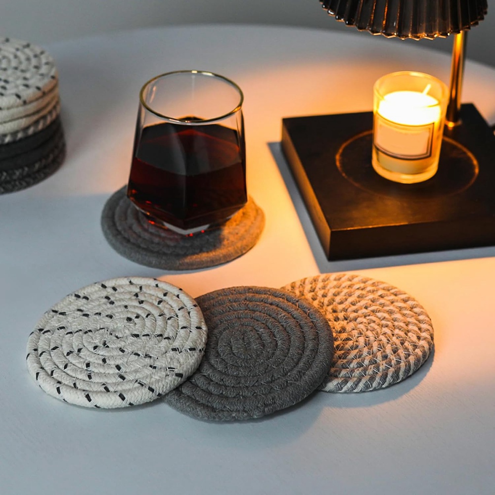 قواعد أكواب للشرب من ABLQ، مجم - مراجعة Woven Basket Set وسعره