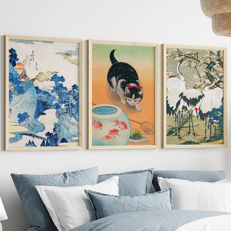 اليابانية Katsushika Hokusai ح - مراجعة Interior Design Modern وسعره