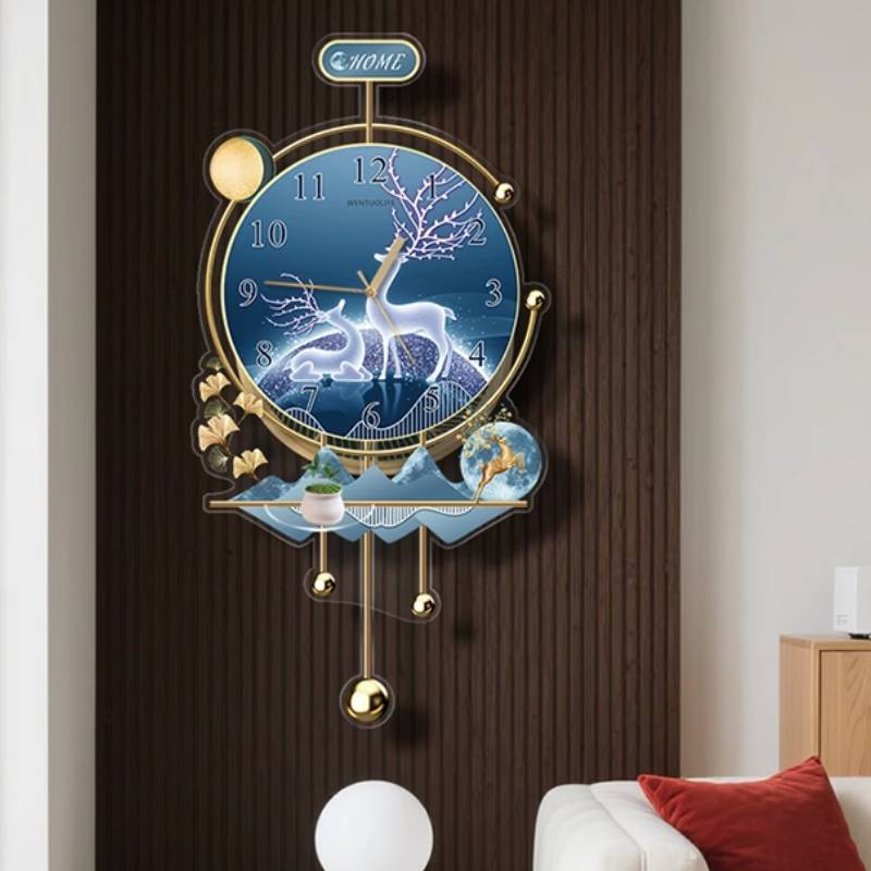 حركة الاجتياح زن ساعة حائط شبا - مراجعة Interior Design Quiet Luxury وسعره
