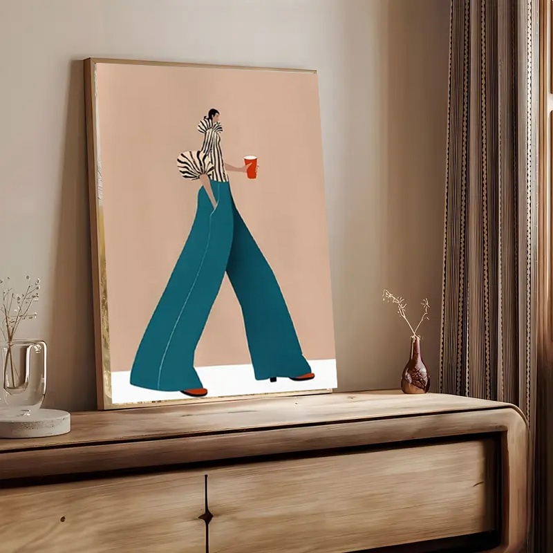 المألوف السراويل الزرقاء امرأة - مراجعة Interior Design Modern وسعره