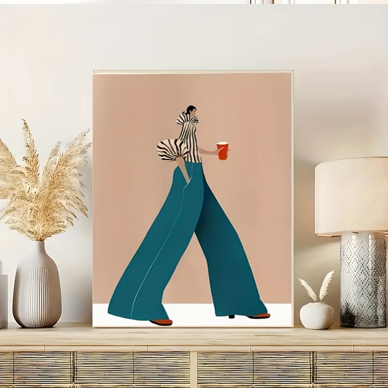 المألوف السراويل الزرقاء امرأة - مراجعة Interior Design Modern وسعره